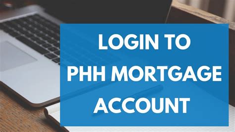 Lipman and Charmiane G. . Phh mortgage services login